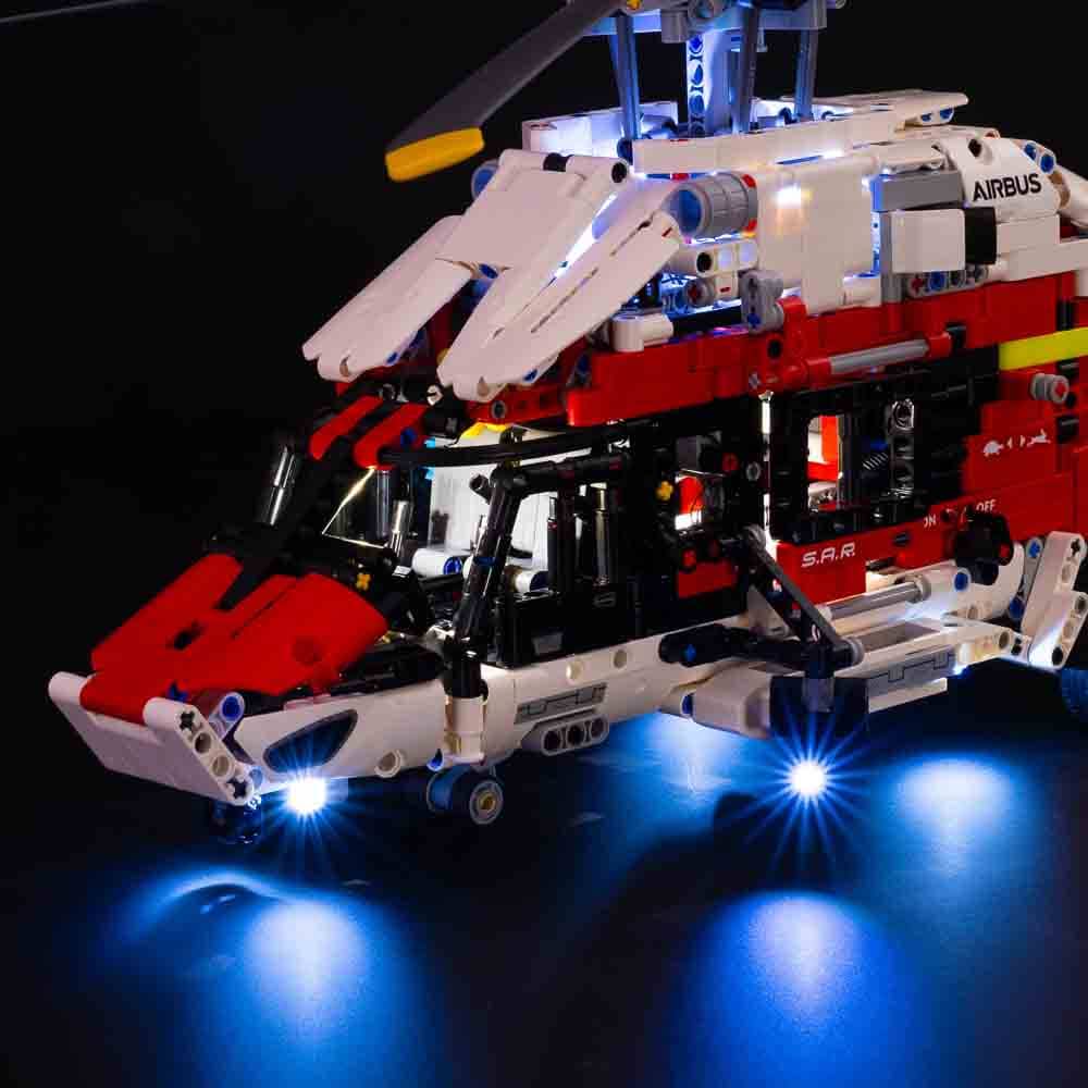 Light My Bricks - LIGHT KIT for LEGO® Airbus H175 Rescue Helicopter 42145