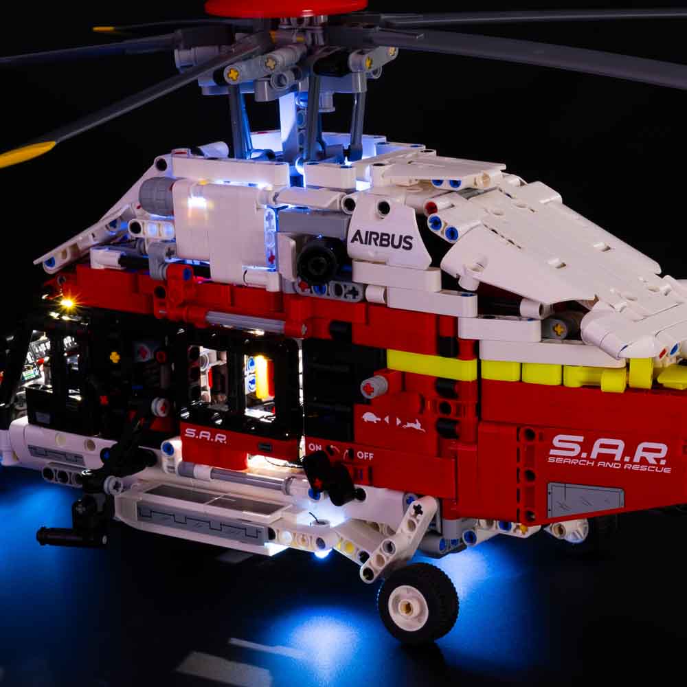 Light My Bricks - LIGHT KIT for LEGO® Airbus H175 Rescue Helicopter 42145