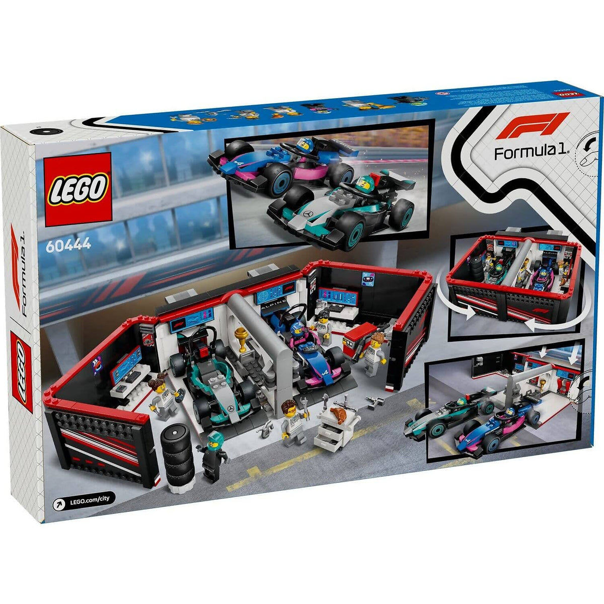 LEGO® 60444 F1 Garage & Mercedes-AMG & Alpine Cars - City
