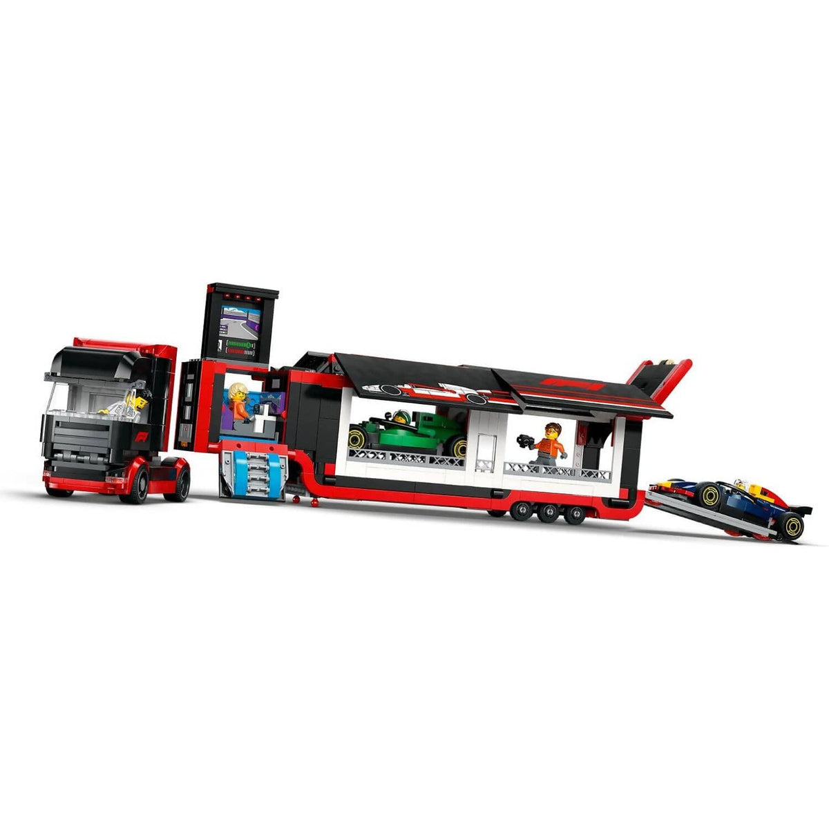 LEGO® 60445 F1 Truck with RB20 & AMR24 F1 Cars - City