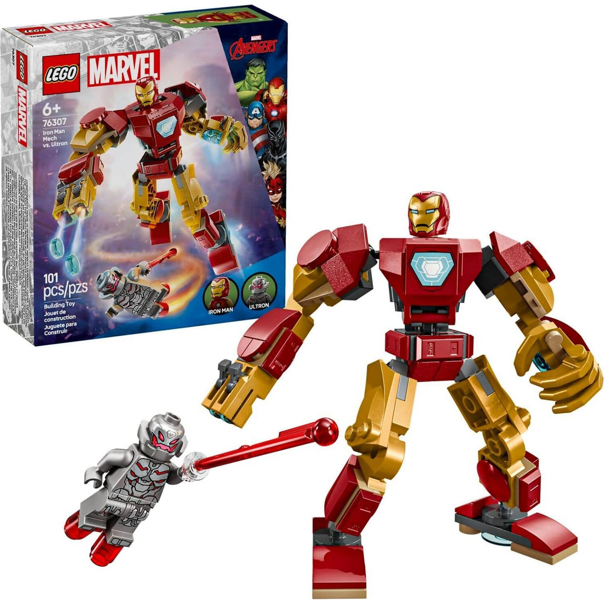 LEGO® 76307 Iron Man Mech Vs. Ultron - Marvel Super Heroes