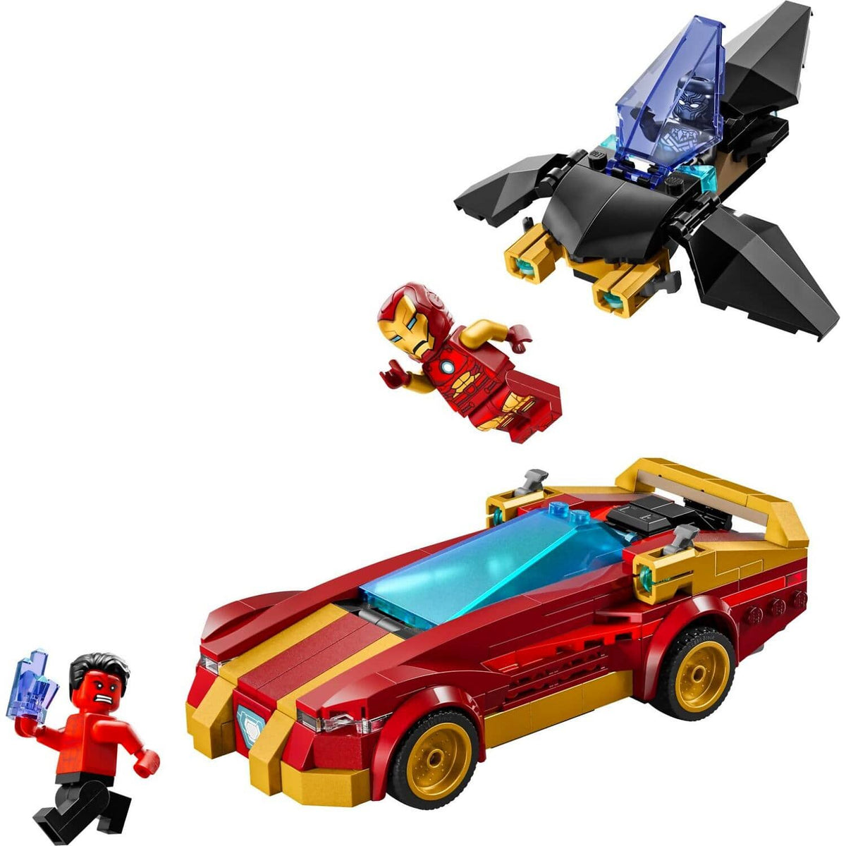 LEGO® 76310 Iron Man Car & Black Panther vs. Red Hulk - Marvel Super Heroes