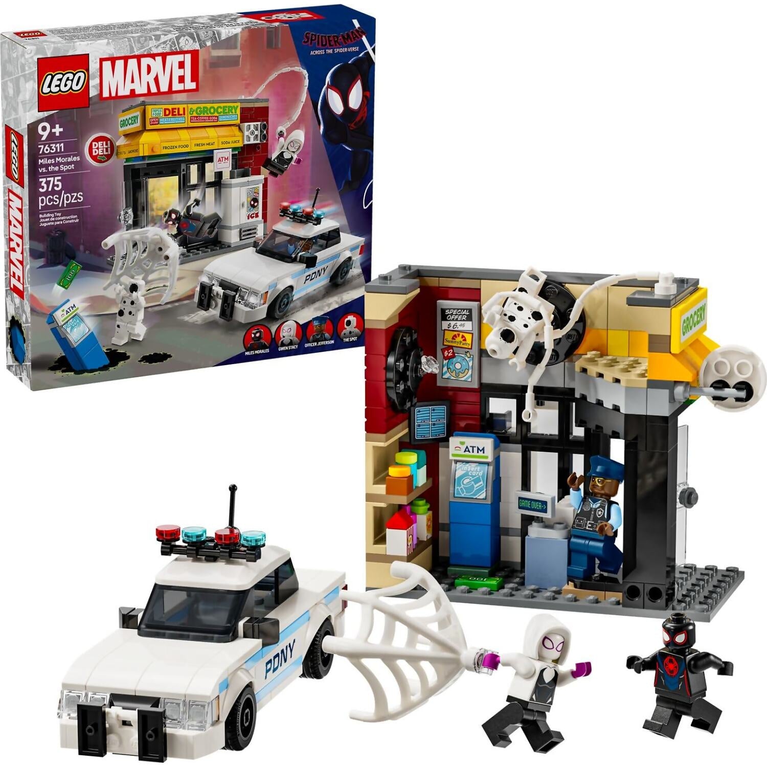 LEGO® 76311 Spider-Verse: Miles Morales vs. The Spot - Marvel Super Heroes