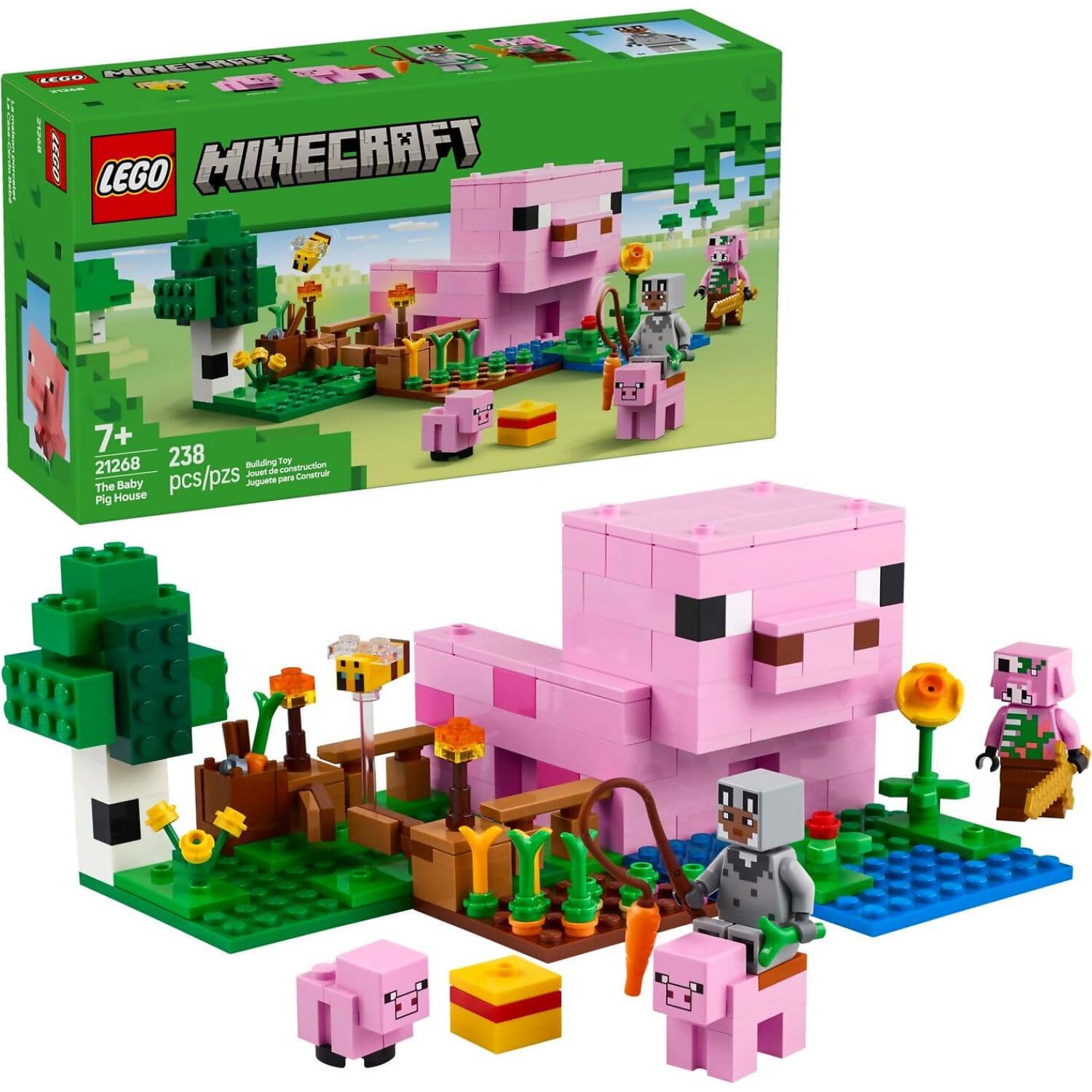 LEGO® 21268 The Baby Pig House - Minecraft®