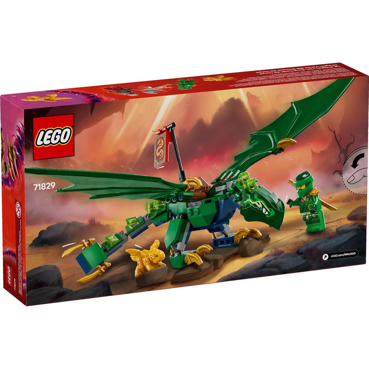 LEGO® 71829 Lloyd's Green Forest Dragon - NINJAGO®