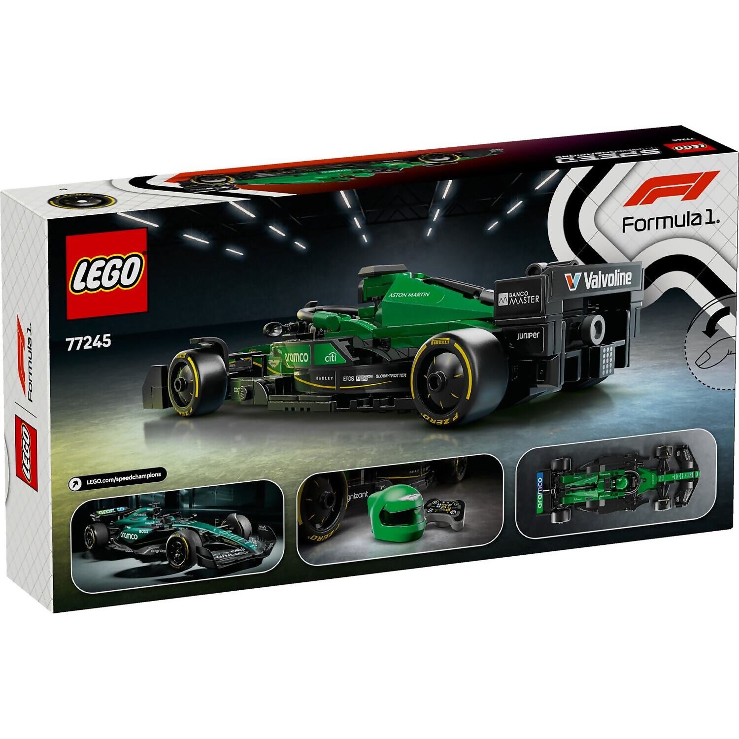 LEGO® 77245 Aston Martin Aramco F1 AMR24 Race Car - Speed Champions