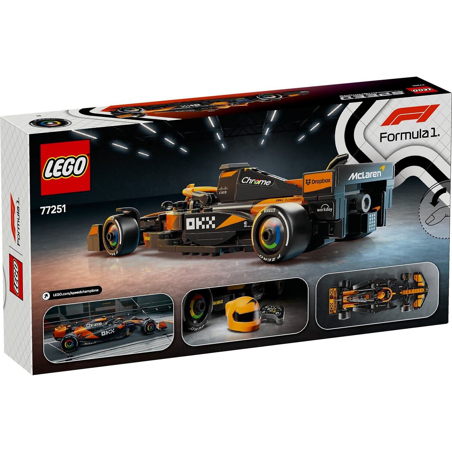 LEGO® 77251 McLaren F1 Team MCL38 Race Car - Speed Champions