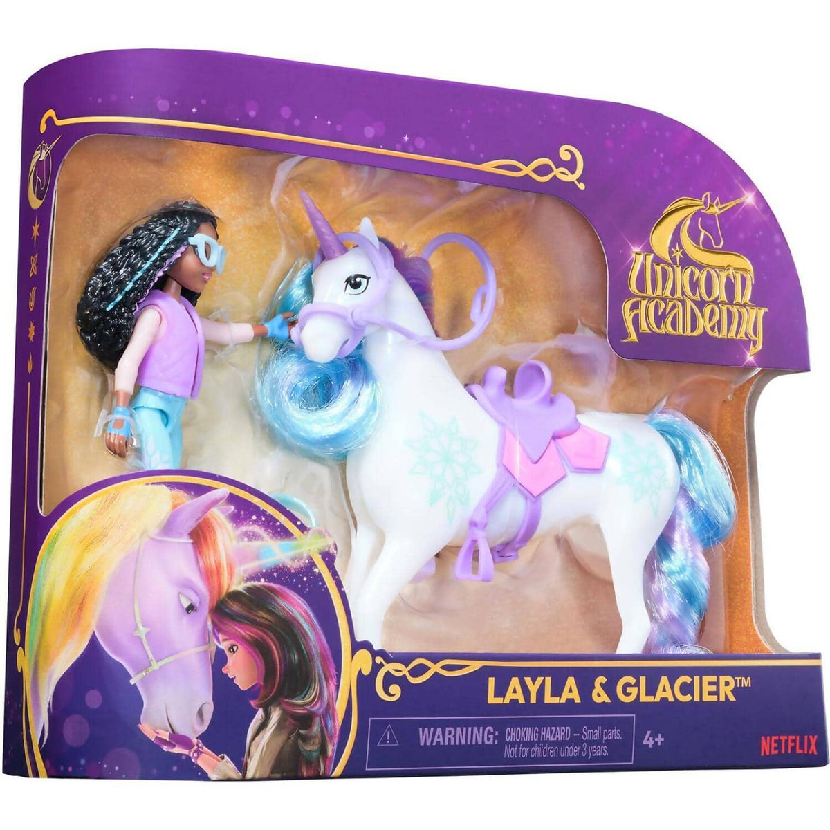 Unicorn Academy - Layla & Glacier Doll Set
