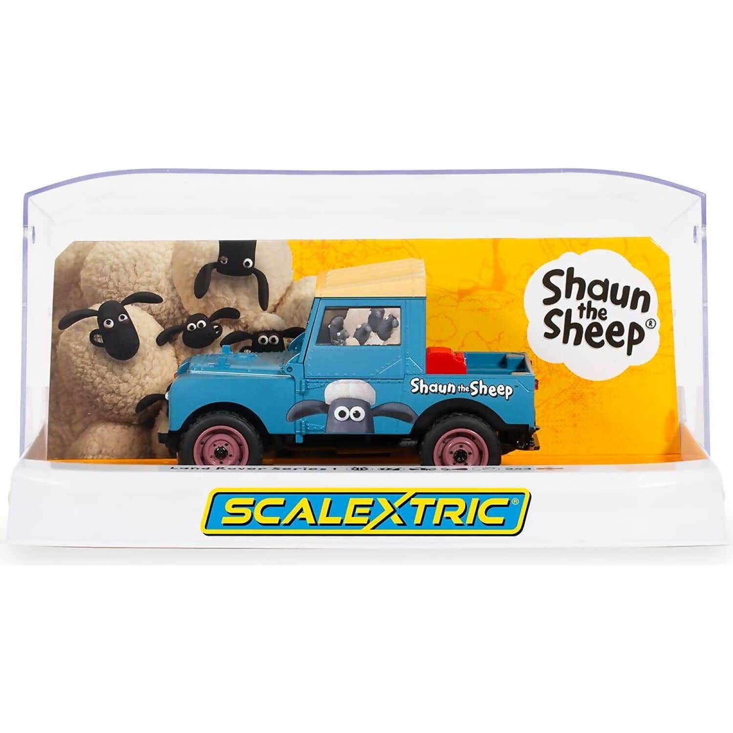 SCALEXTRIC - LAND ROVER SERIES 1 - SHAUN THE SHEEP C4543 - SLOT CAR