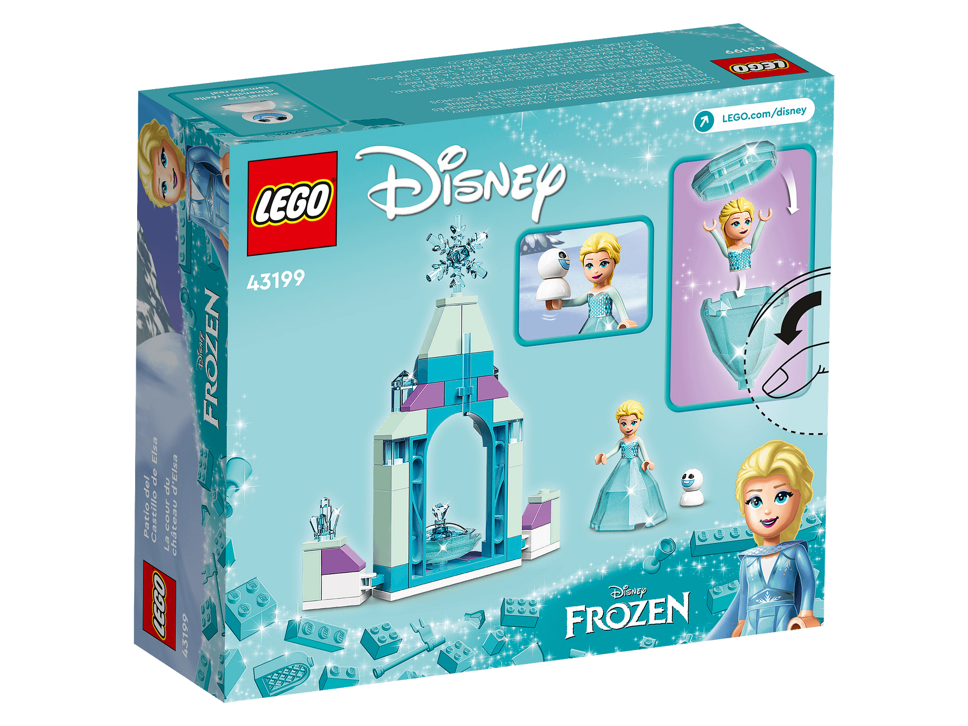 LEGO® 43199 Elsa s Castle Courtyard - Disney Princess