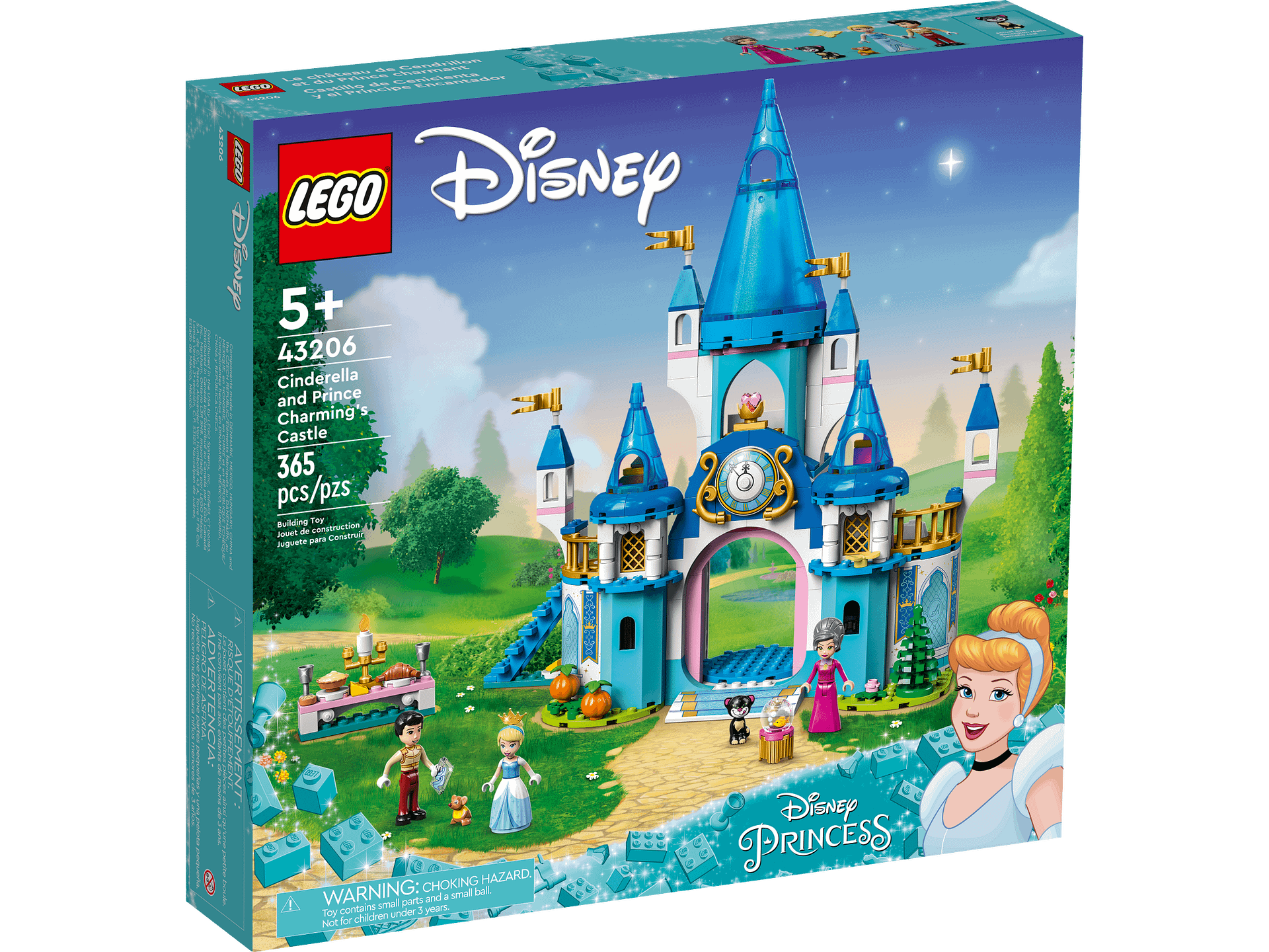 LEGO® 43206 Cinderella and Prince Charming's Castle - Disney Princess Frozen