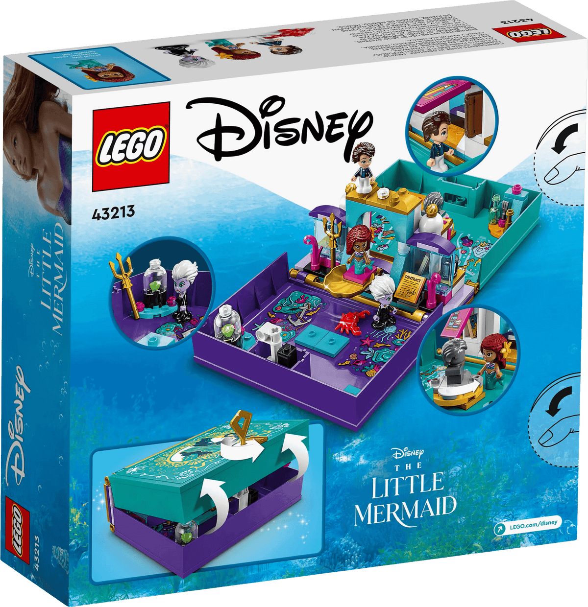 LEGO® 43213 The Little Mermaid Story Book - Disney Princess