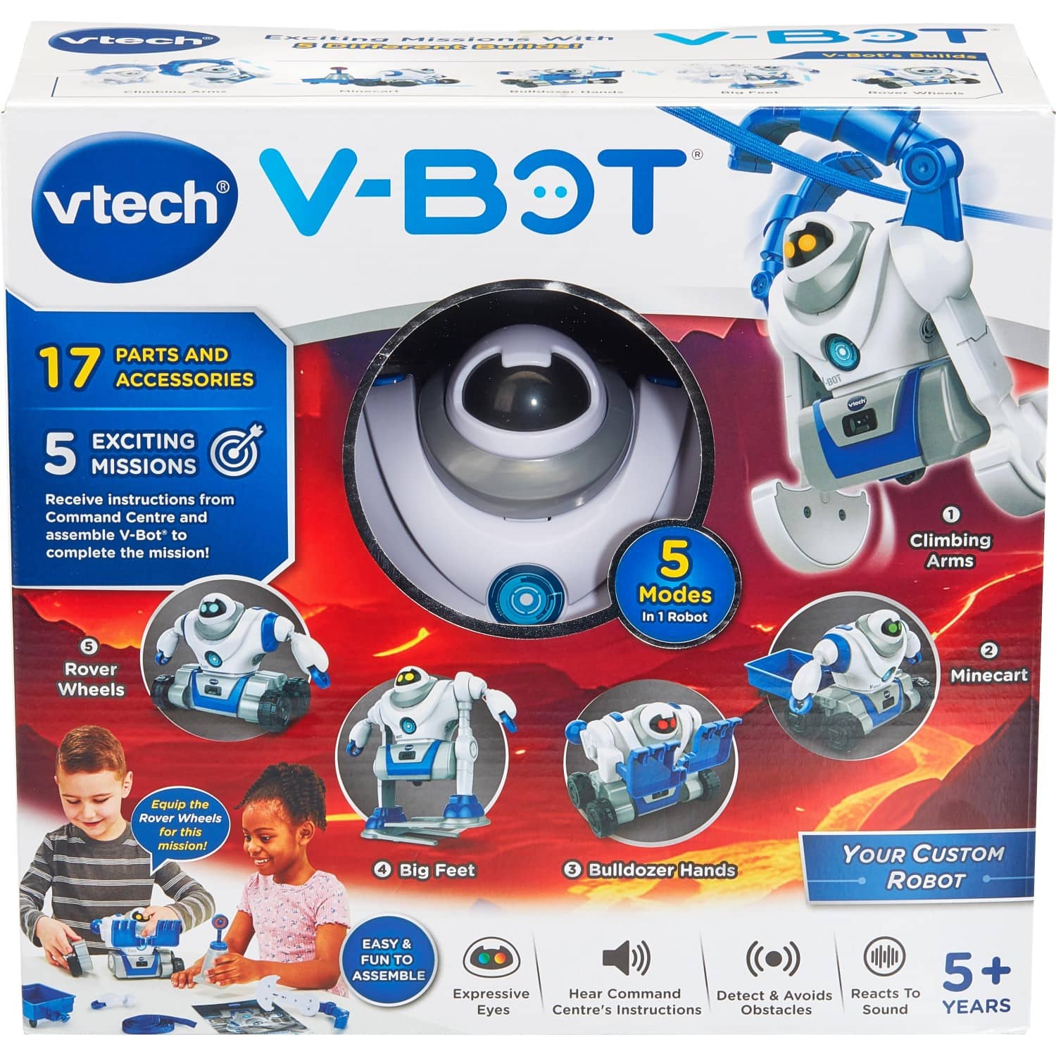 VTech - V-bot 5-in-1 Motorised Robot