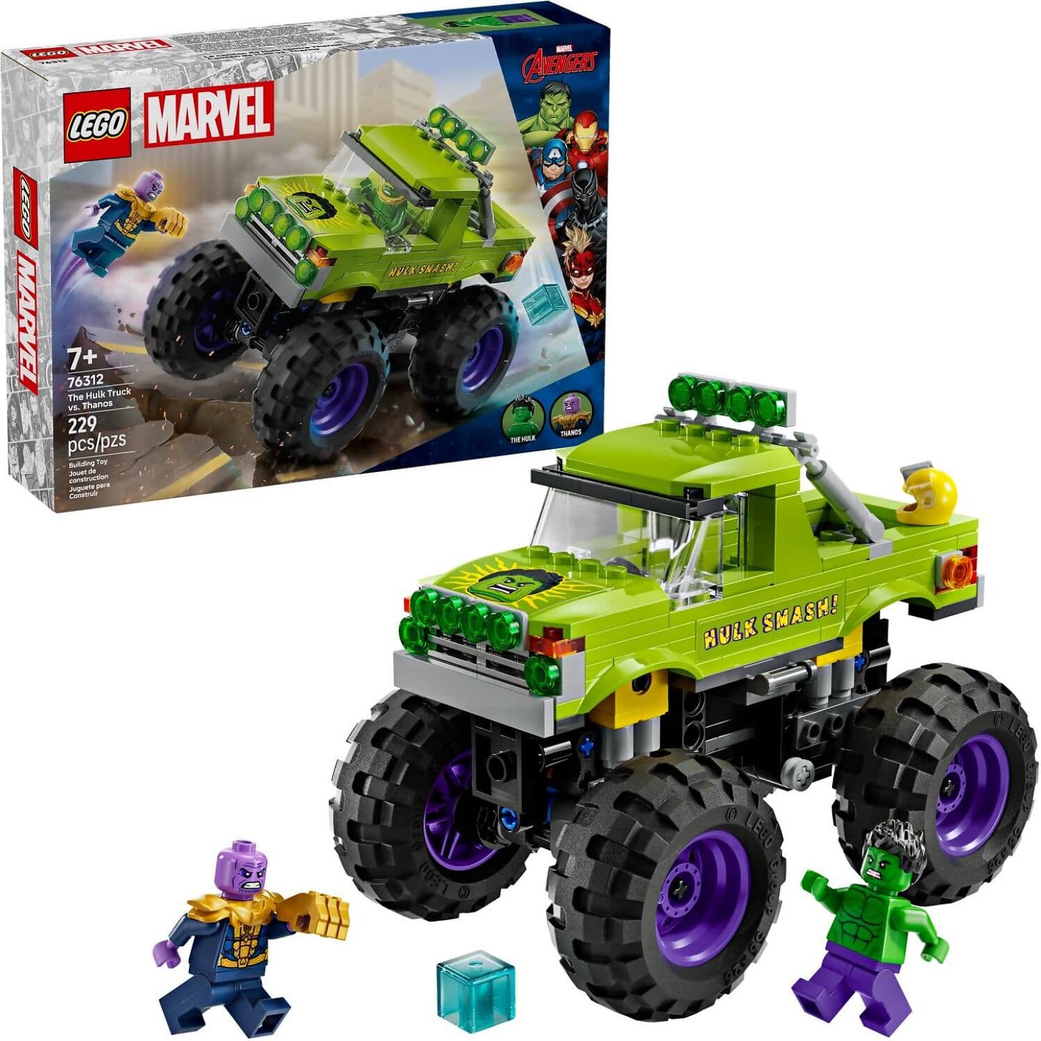 LEGO® 76312 The Hulk Truck vs. Thanos - Marvel Super Heroes