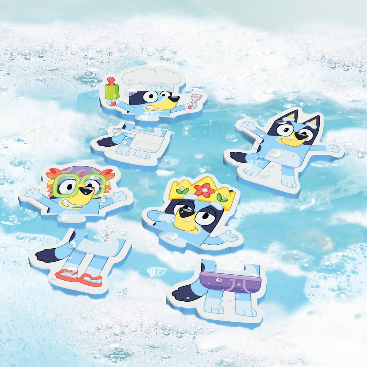 TOMY - Toomies Bluey Bath Toy Puzzle