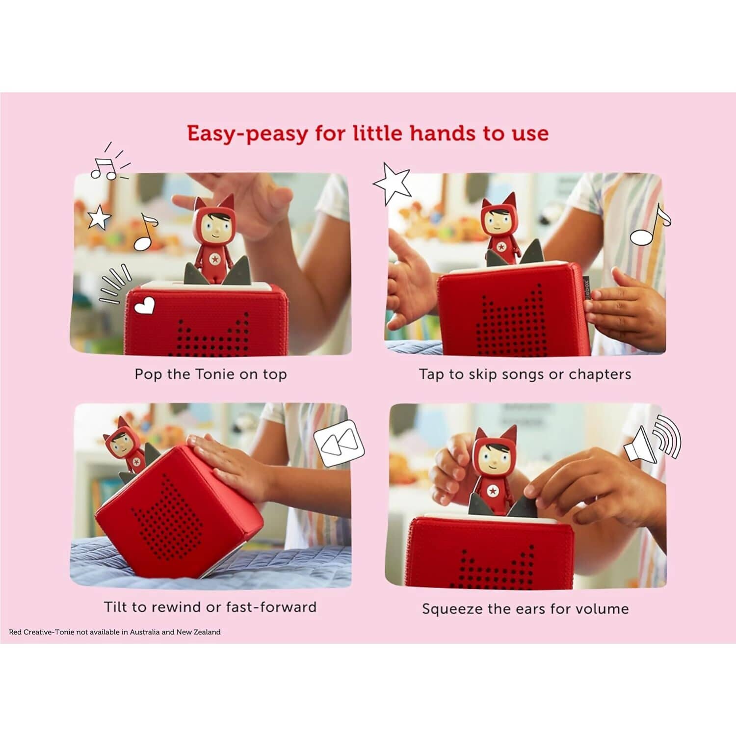 Tonies - Toniebox Playtime Puppy Starter Set - Red Colour