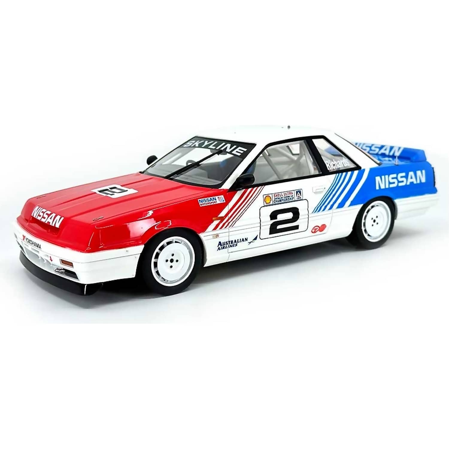 DDA COLLECTIBLES - 1:18 JIM RICHARDS #2 HR-31 NISSAN SKYLINE - LIMITED EDITION DIECAST MODEL