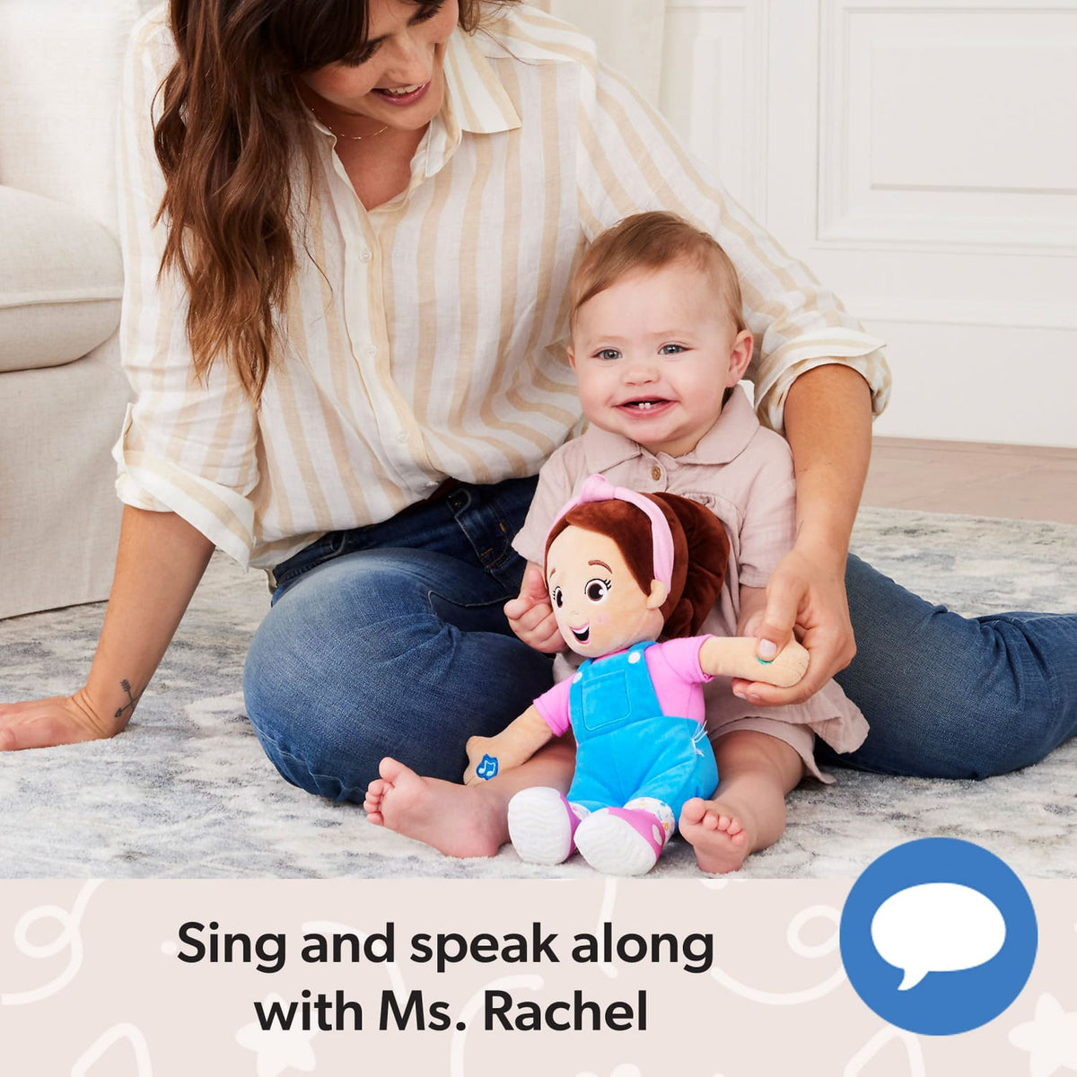 Ms. Rachel - Speak & Sing 16-inch Doll With 4 Songs & 16 Phrases