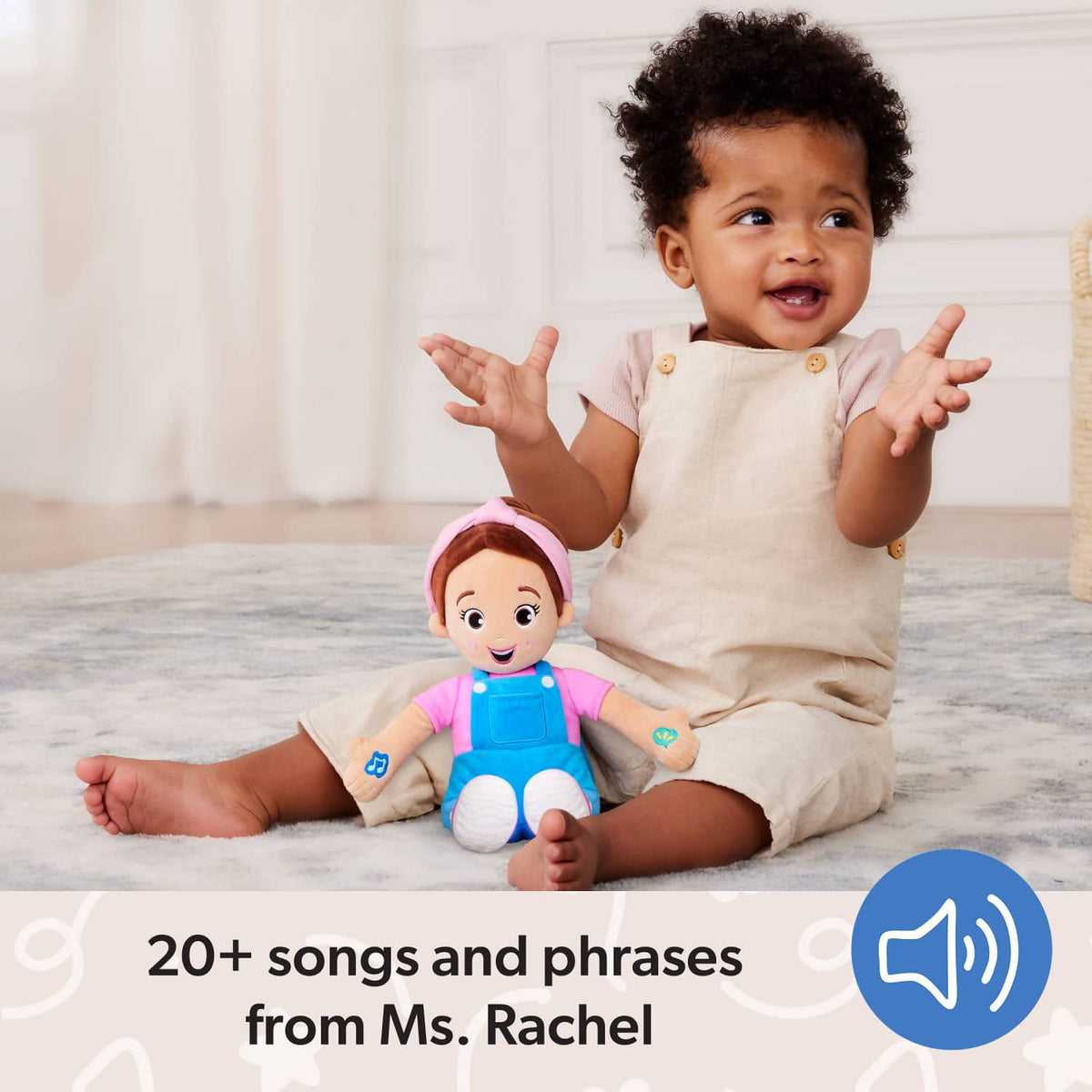 Ms. Rachel - Speak & Sing 16-inch Doll With 4 Songs & 16 Phrases