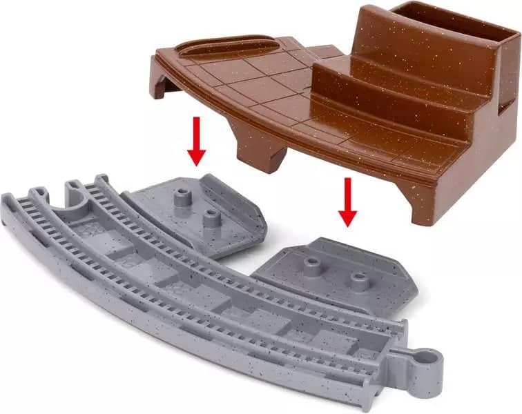 BRIO World - Wooden Train Set Starter Travel Train Set 22pce