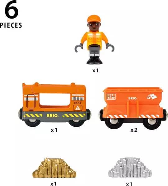 BRIO World - Cargo Train 6pce