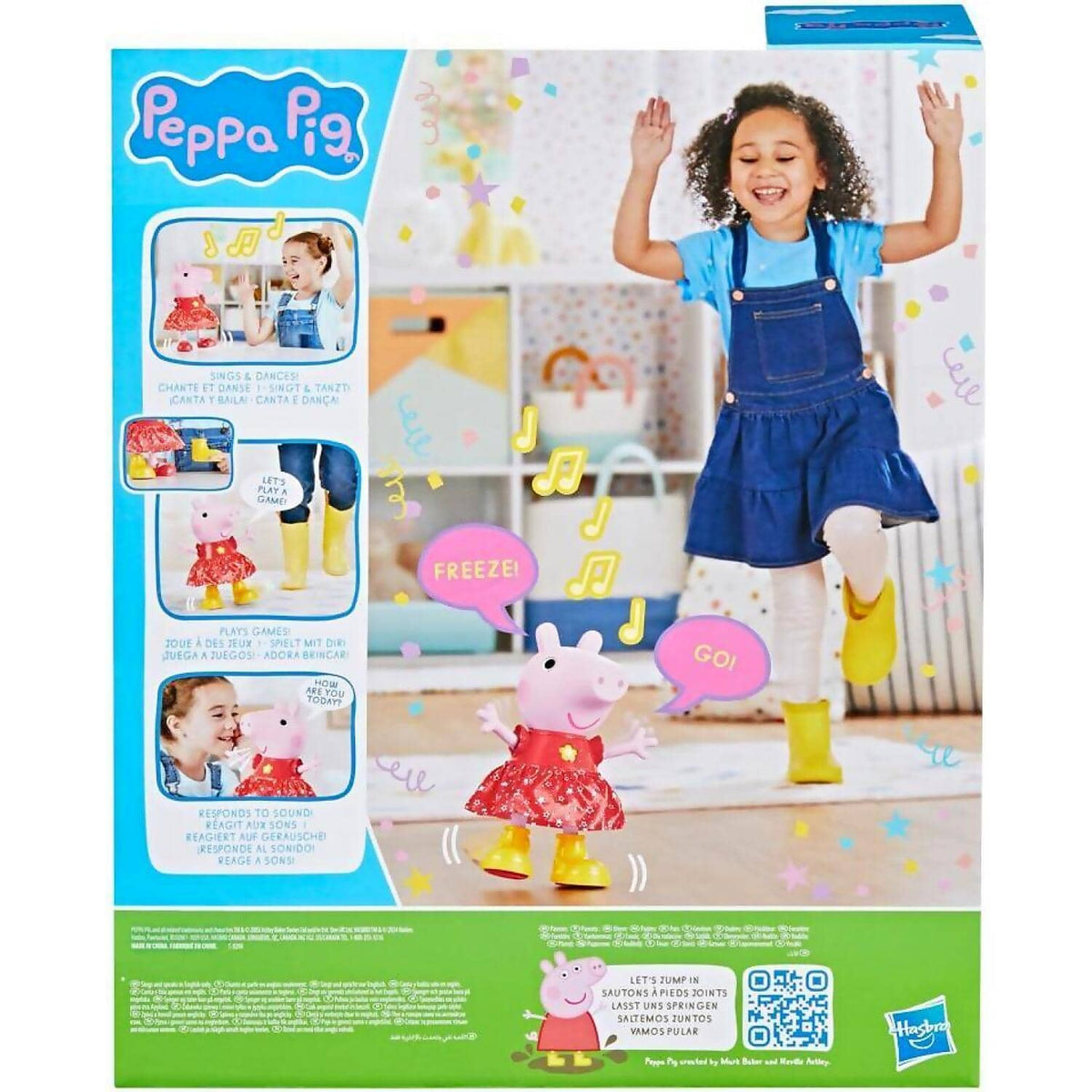 Peppa Pig - Peppa s Muddy Puddles Party Doll Musical Toy - Hasbro
