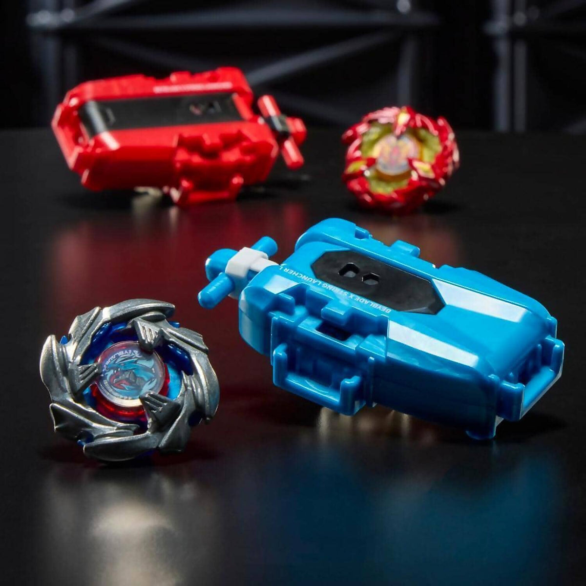 BEYBLADE X - Cobalt Dragoon 2-60C Deluxe Left-spin String Launcher Set