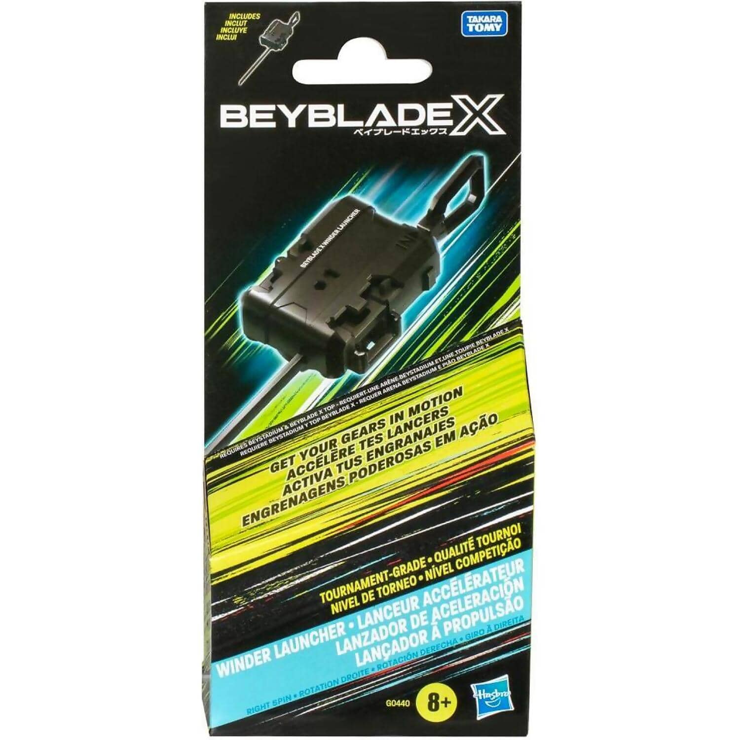 BEYBLADE X - Official Winder Launcher For Use With Beylade X Tops & Stadium (sold Separately)