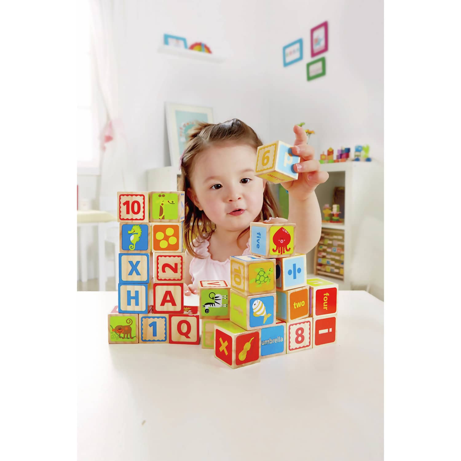 Hape - ABC Wooden Blocks 26pcs