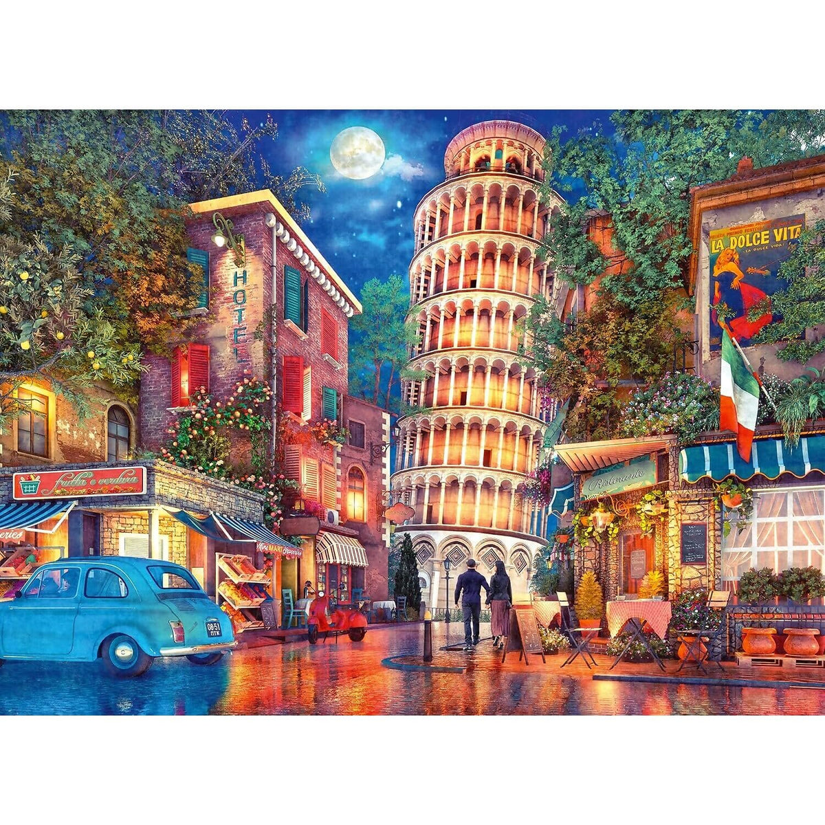 Ravensburger - Evening In Pisa Jigsaw Puzzle 500pc