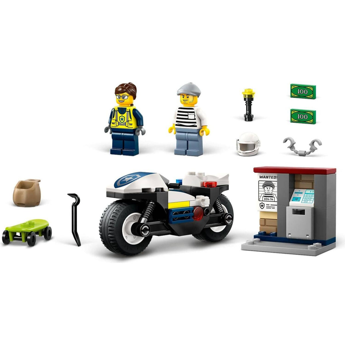 LEGO® 60455 Police Motorcycle Chase - City 4+