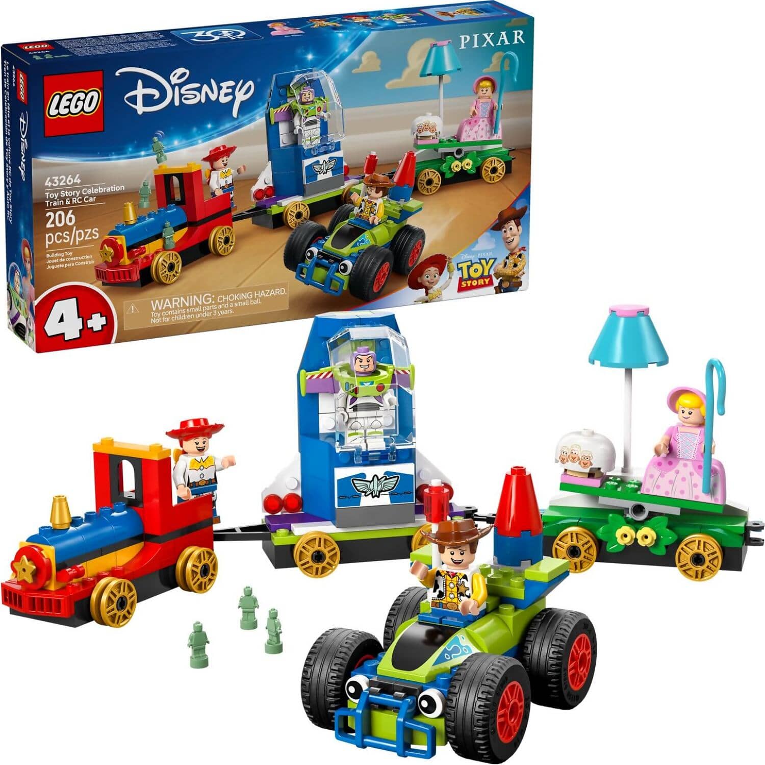 LEGO® 43264 Toy Story Celebration Train & RC Car - Disney Pixar 4+