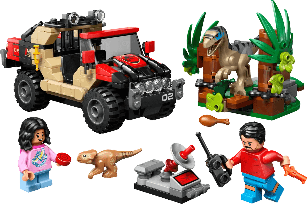 LEGO® 76972 Raptor Off-Road Escape - Jurassic World™