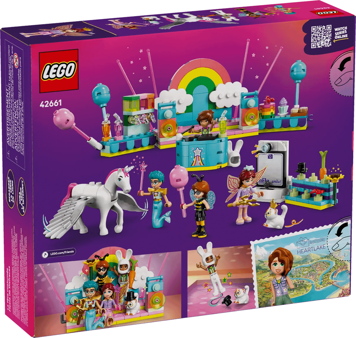 LEGO® 42661 Costume Party with Unicorn & Fairy - Friends
