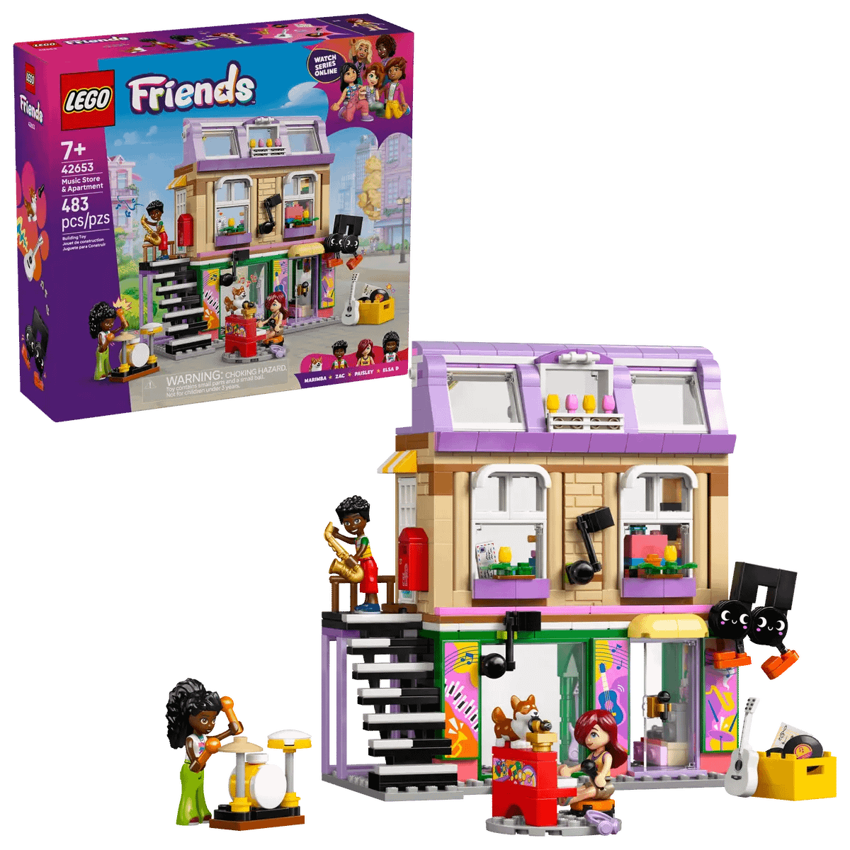 LEGO® 42653 Music Store & Apartment - Friends