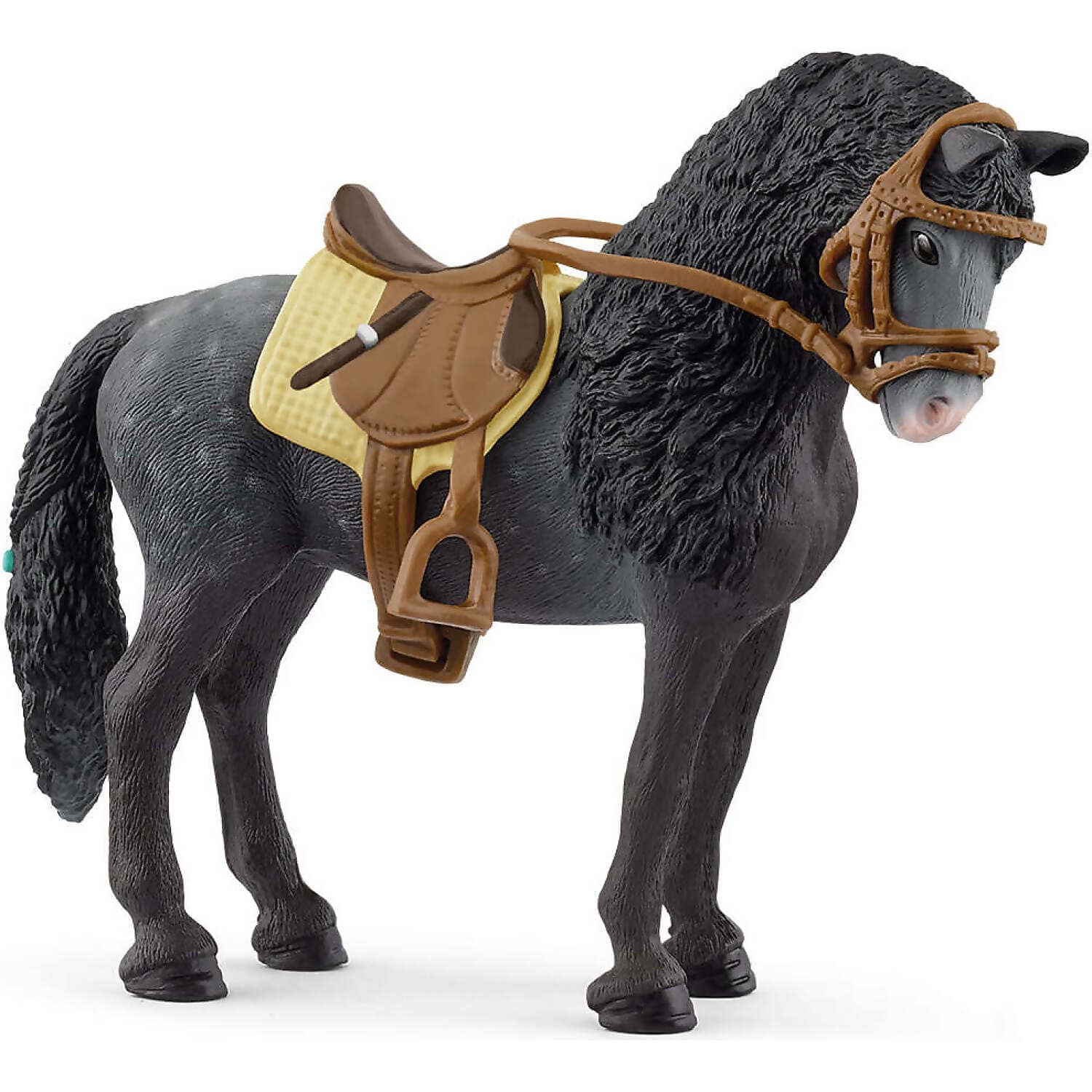 Schleich - Pura Raza Espanola Mare with saddle and bridle Horse Club Animal Figurine