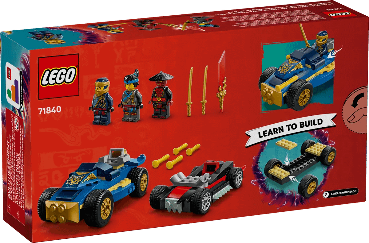 LEGO® 71840 Rogue vs. Drix Race Car Duel - NINJAGO® 4+