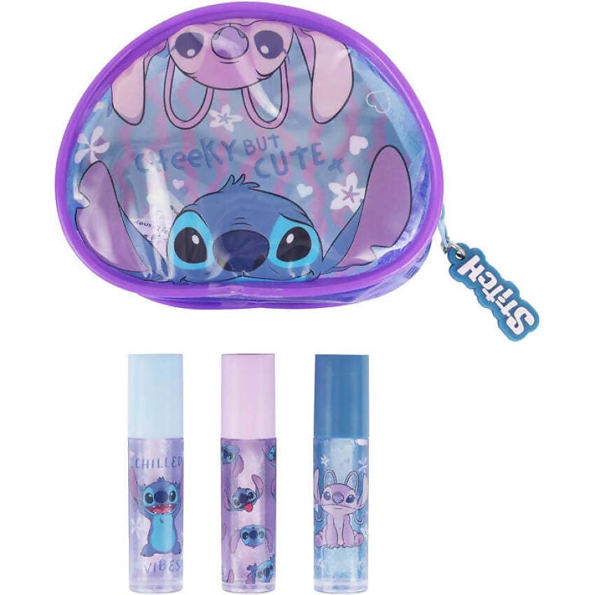 Disney - Stitch - 3 Pack Lip Gloss & Purse Set