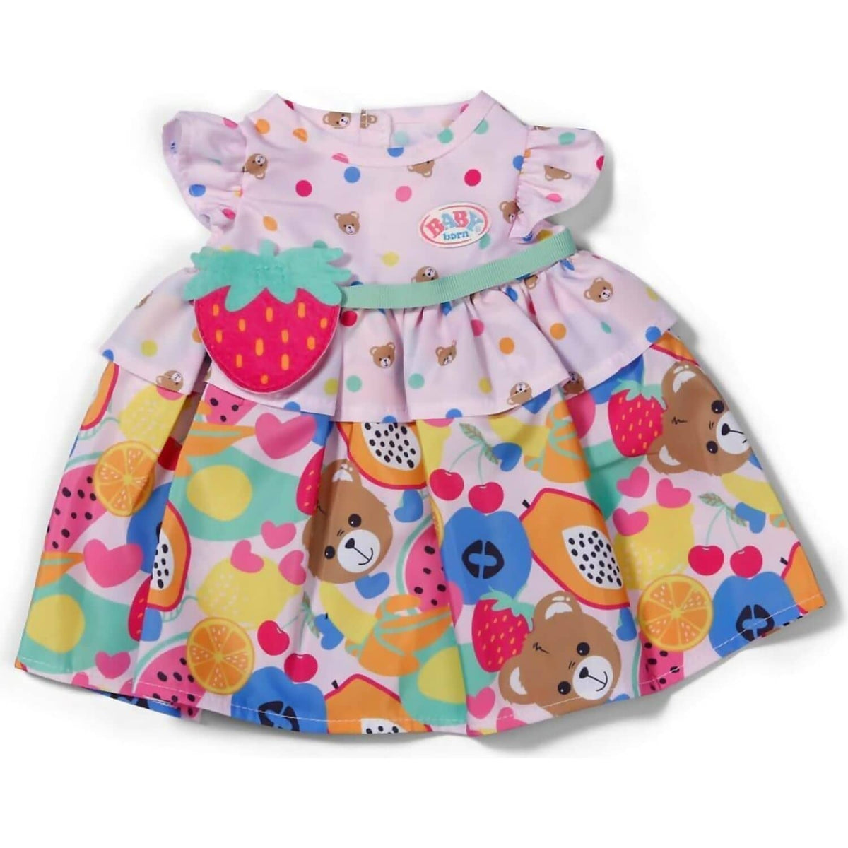 BABY born - Fruit Dress Outfit with Strawberry Belt for 43Cm Doll