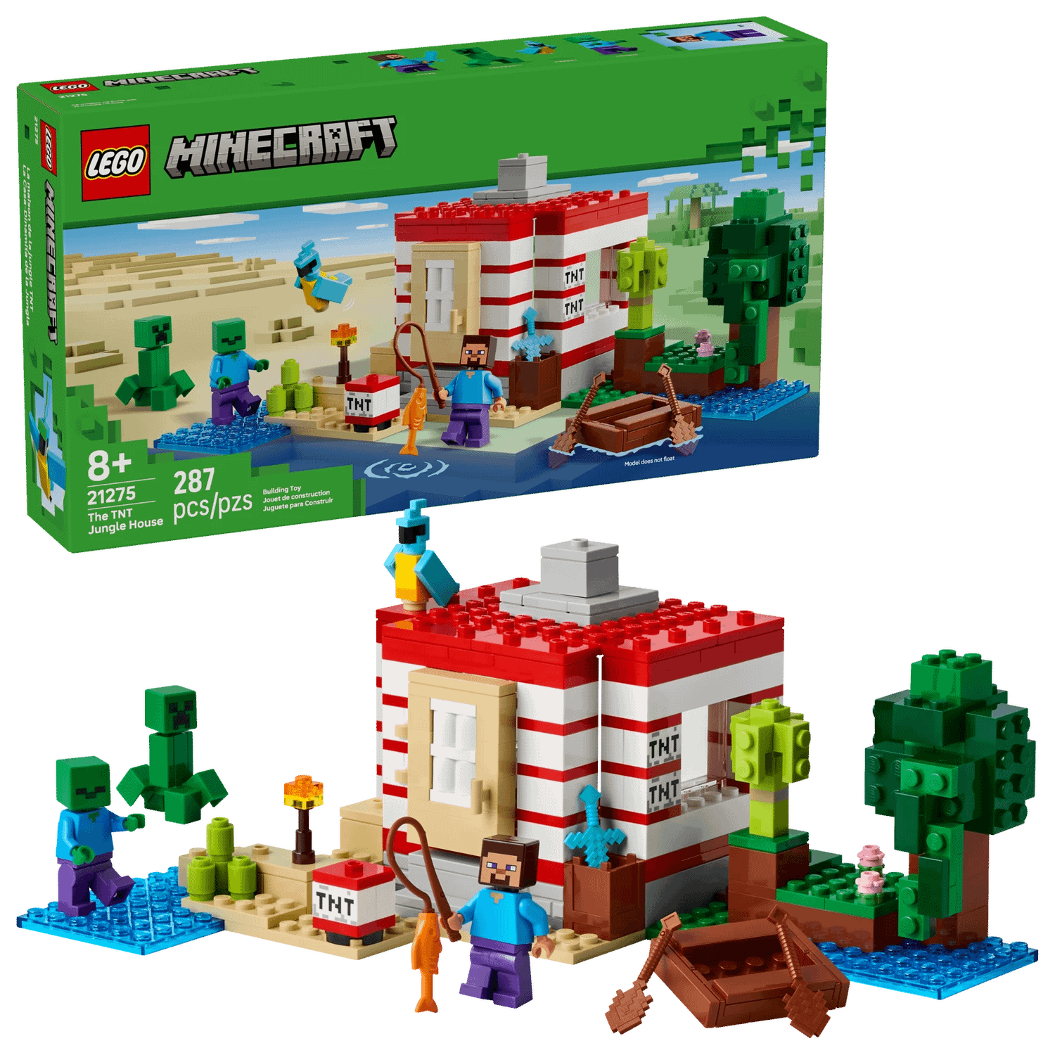 LEGO® 21275 The TNT Jungle House - Minecraft®
