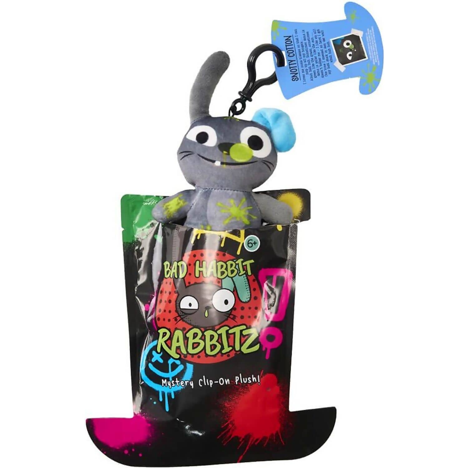 Kreepy Collectibles - Bad Habbit Rabbitz Blind Bag Surprise Plush - Jasnor
