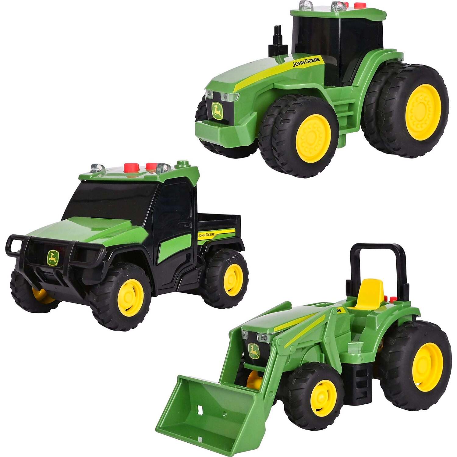 John Deere - Kids - Mini Farm Vehicles 3 Pack with Lights & Sounds!