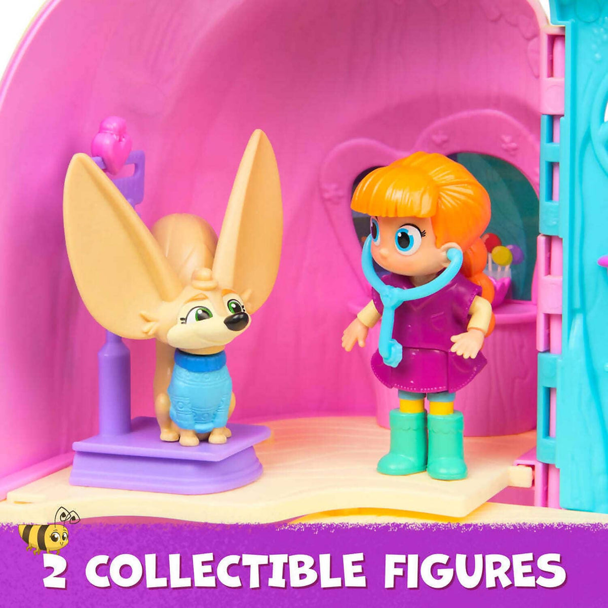 Vida The Vet - Vida & Kipp Cheerful Animal Check Up Pack Playset - Spin Master