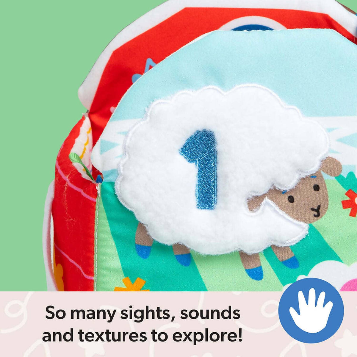 Ms. Rachel - Sensory Learning Farm Soft Book - Spin Master