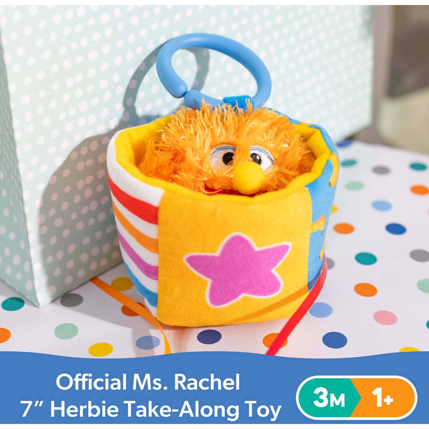 Ms. Rachel - Herbie Sensory Take-Along Toy - Spin Master