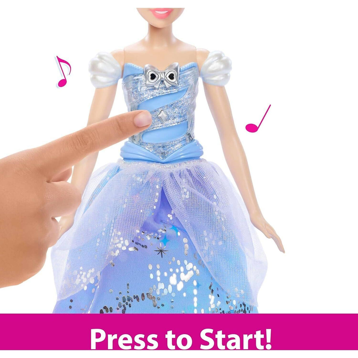Disney - Princess - Enchanted Ballgown Cinderella Sounds & Magic Wand Activation - Mattel