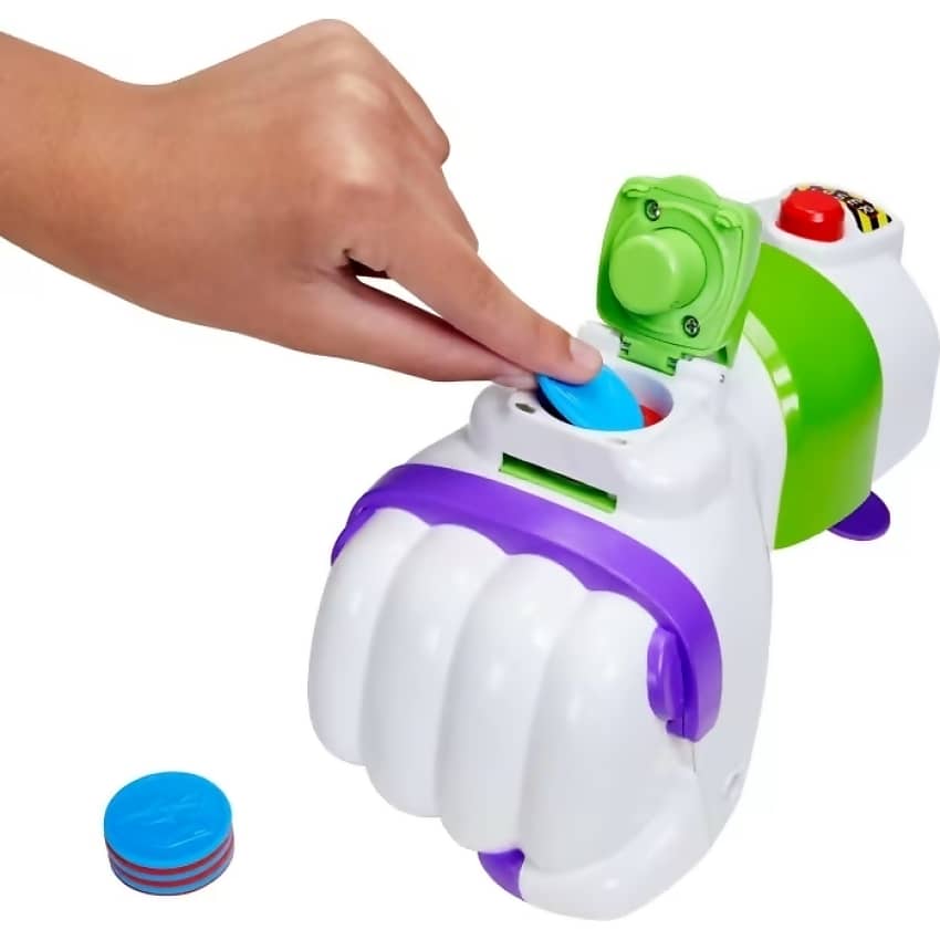 Disney Pixar - Toy Story Buzz Lightyear & Galactic Punch Launcher Bundle 7-Inch Action Figure