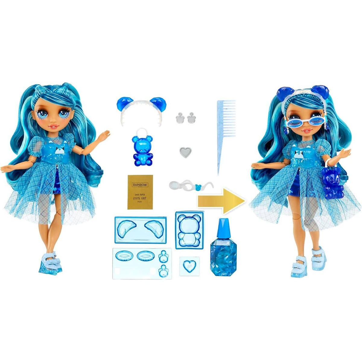 Rainbow High - Creative Crystals Skyler Bradshaw 28cm Fashion Doll & Accessories DIY