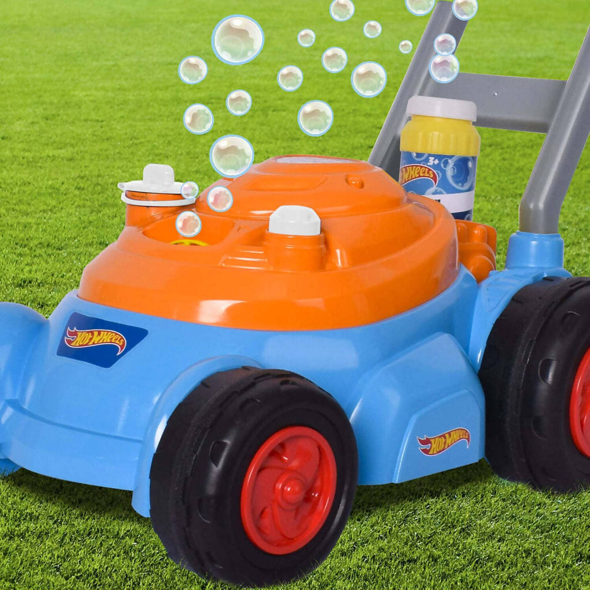 Hot Wheels - Bubble N Go Mower With Bubble Mix