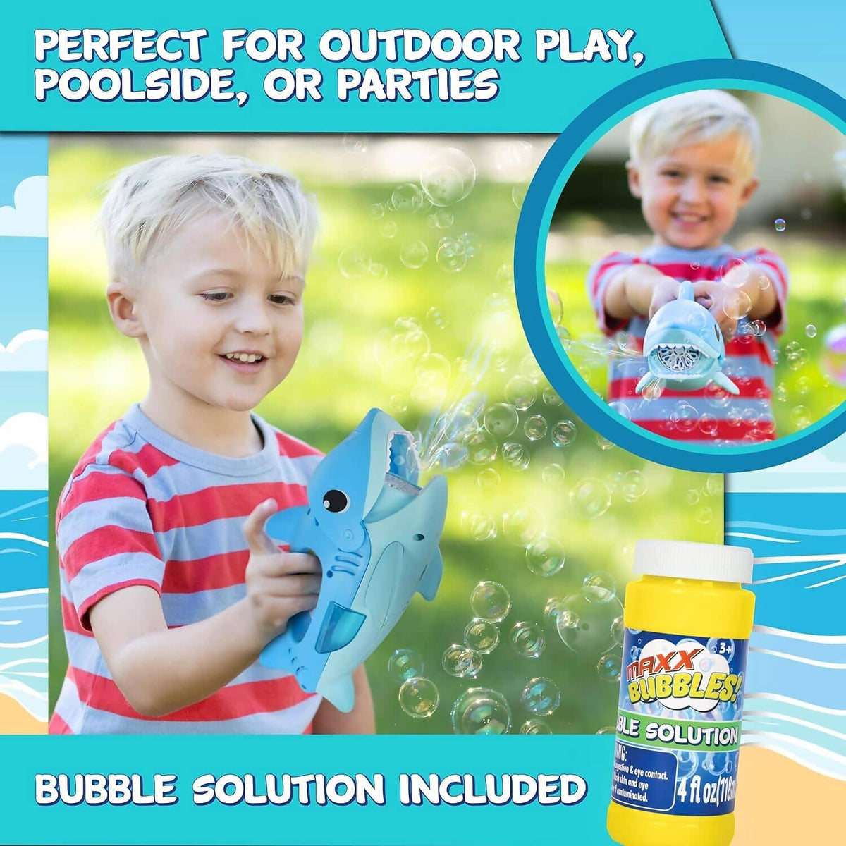 Maxx Bubbles! - Shark Bubbler